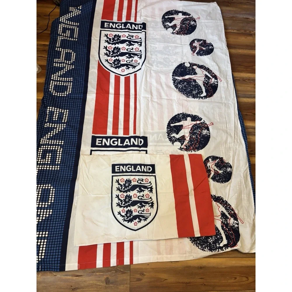 England Football Club Twin Duvet‎ Cover/ PillowCase Quilt /Cover Bedding Set